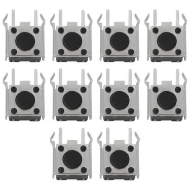 Imagem de Create idea 10 peças, gatilho de ombro de 4 pinos, microbotão, botão L R, micro interruptor, gatilho de ombro esquerdo e direito compatível com Nintendo GBA SP/NDS/GBM