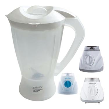 Imagem de Copo de liquidificador serve para Britania Diamante/Electrolux Chef/fama (TAMPA BRANCA)