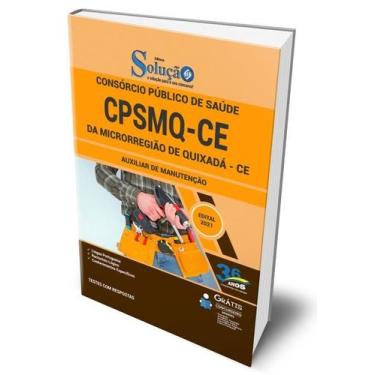 Imagem de Apostila CPSMQ-CE - Auxiliar de Manutenção - Editora Solução