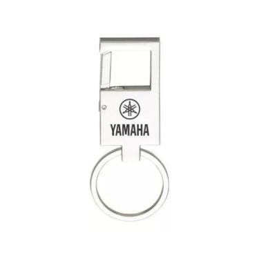 Imagem de Chaveiro Metal Espelhado Mosquetão Para Yamaha - E - LUALKI STORE LASE