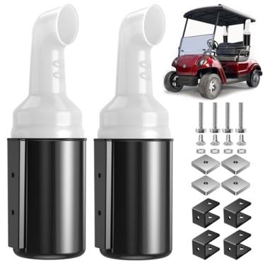 Imagem de VYYOKMU Garrafas de areia para carrinho de golfe, universais, pacote com 2, capacidade de 992 g, dispensador, serve para carros de clube, EZGO, Yamaha, design sem perfuração, suporte à prova de