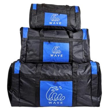 Imagem de Kit 3 Bolsa De Viagem Resistente Dobrável Família Férias - WAVE SHOP, 