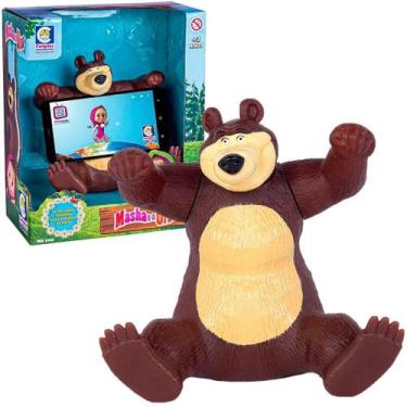 Imagem de Masha E O Urso - Boneco Urso 23 Cm - Cotiplás - Cotiplas, Colorido, Ma