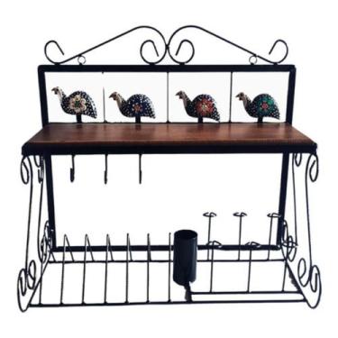 Imagem de Paneleiro 55cm + Argola porta guardanapos / escorredor de pratos - Art