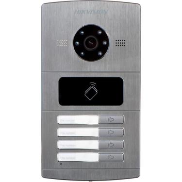 Imagem de Sistema de Interfone IP com Câmera 1.3mp 720p 4 Teclas - PN # DS-KV8402-IM