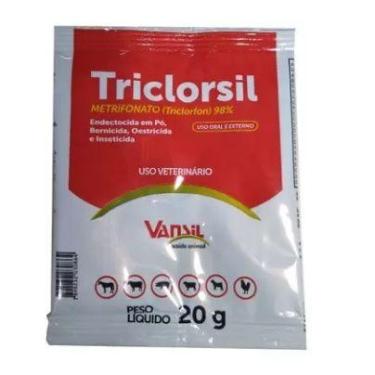 Imagem de ATÉ 10 Triclorsil Pó 20gr - Vansil  Controle de Bernes, Moscas e Piolh