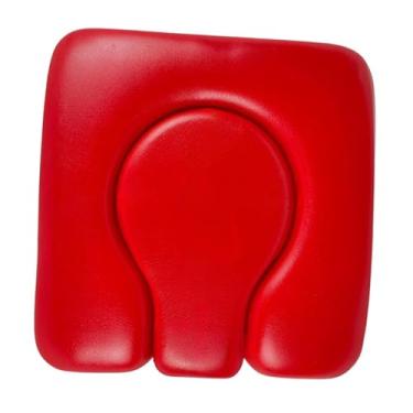 Imagem de Ioensy Almofada do assento do cano de cabeceira, esponja acolchoada, portátil, macia para idosos na capa da almofada do assento do vaso sanitário para, Vermelho