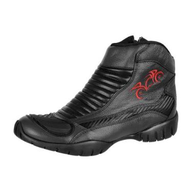 Imagem de Bota Motociclista Semi Impermeável P2p - Th5 - Preta, 45