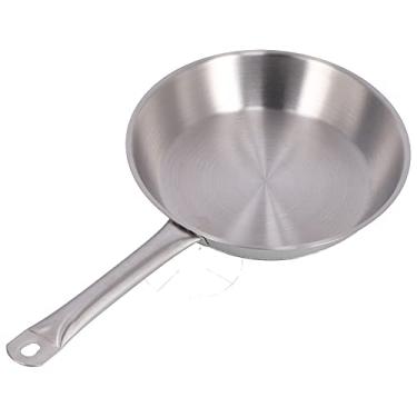Imagem de Frigideira, alça ergonômica frigideira fácil de ovo para fogão a gás para restaurante para piquenique para fogão elétrico de cerâmica para cozinha para fogões de indução (300 * 50 mm)