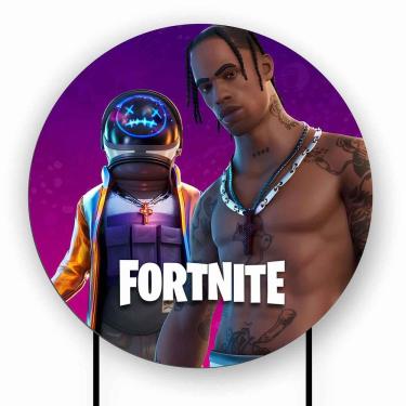 Imagem de Painel Decorativo para Festa 1,80x1,80 metros Vesti Fácil com Elástico Fortnite - Fera Print