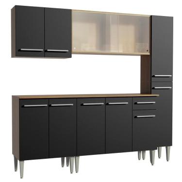 Imagem de Cozinha Completa Madesa Emilly Fast Balcão Armário Paneleiro