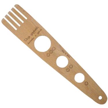 Imagem de Garfo Medidor De Spaghetti Em Madeira 30 Cm Eppi Natural