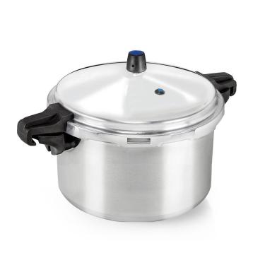Imagem de Panela De Pressão Profissional 30 Cm 12 L Em Alumínio Polido Nigro