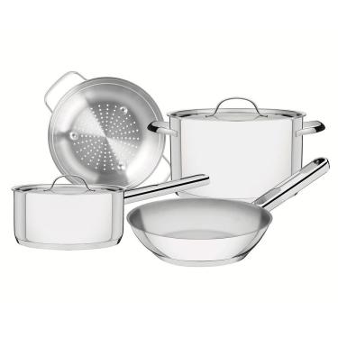 Imagem de Conjunto De Panelas Em Aço Inox Com 04 Peças ísis - Tramontina