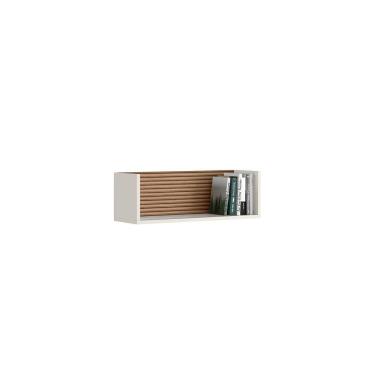 Imagem de Conjunto Demadero 2 Nichos Off White Crist/ripado Madeira Off White Crist/ripado Madeira