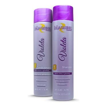Imagem de Kit Violeta Shampoo E Condicionador Desamarelador - Mairibel