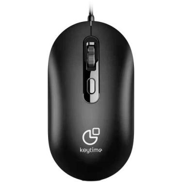 Imagem de Mouse Keytime Office TechGear 4 Botões Com Fio 2400DPI Preto