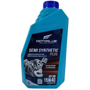Imagem de Oleo Motor Motorlub 15W40 Api Sm Semi Sintético 1L