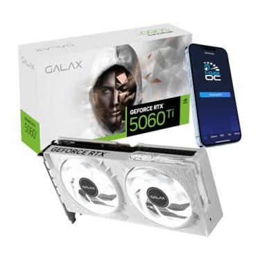 Imagem de PLACA DE VIDEO NV RTX5060TI 8GB BLACK GF 1-CLICK OC WHITE 128BITS GDDR7 GALAX 56ISN8MDCQWH