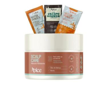 Imagem de Máscara Hidratante Scalp Care Apice Menta Óleo de Babaçu Crescimento H