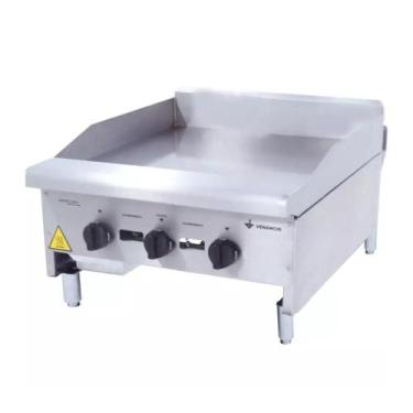 Imagem de Chapa Americana a Gás 60 cm Profissional Baixa Pressão 18 mm Venâncio 