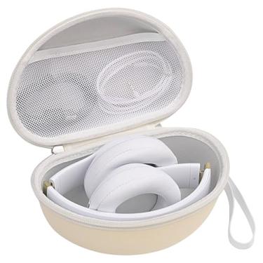 Imagem de STUKCAZE Capa de fone de ouvido portátil para Beats Studio Pro/3, capa de armazenamento de fone de ouvido com bolso grande para cabos