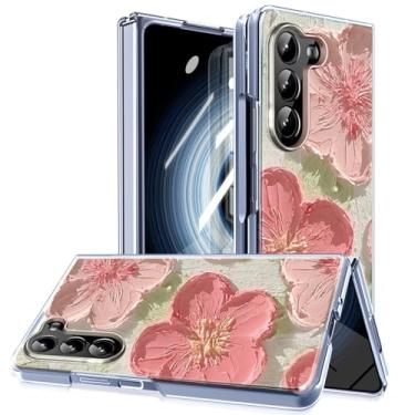 Imagem de MIDIIUGCT Capa magnética para Galaxy Z Fold 7, círculo magnético integrado e carregamento sem fio, capa à prova de choque de grau militar para Z Fold 7 [Safflower] MUS-CXDZ-09-07