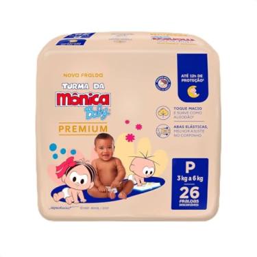 Imagem de Turma da Mônica Baby Premium Jumbo P 26 Unidades