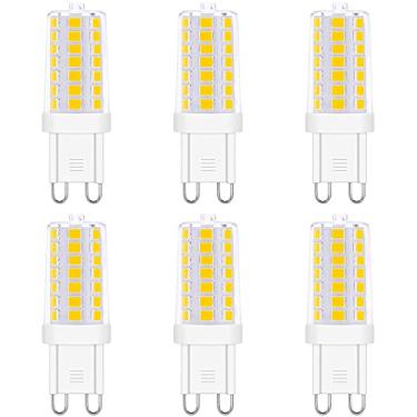 Imagem de Makergroup Lâmpadas LED reguláveis G9 120V, 35W T4 G9 equivalente a halogêneo, branco quente 2700K 3000K para lustres de cristal, luzes de destaque, luzes pedantes, arandelas de parede, luzes de teto