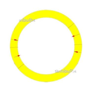 Imagem de Fonte De Luz LED COB Em Anel 12V DC Para Lâmpada De Carro DIY Angel Ey