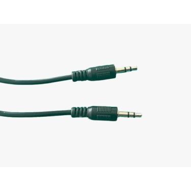 Imagem de 10x Cabo P2 Stereo Macho+P2 Stereo Macho Emborrachado 1,8mts