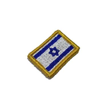 Imagem de BP0009-31 Bandeira Israel Patch Bordado 3,8x2,5cm - BR44