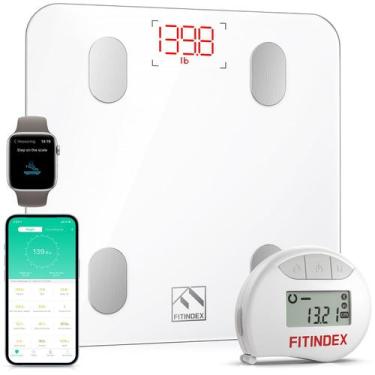 Imagem de Balança inteligente FITINDEX com fita métrica Bluetooth