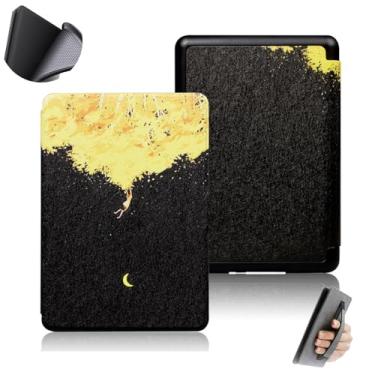 Imagem de GUKSRASO Capa para 7" Kindle Paperwhite 12ª Geração (2024)/ Colorsoft Signature Edition - Material TPU à Prova D'água com Suspensão Automática, Alça de Mão