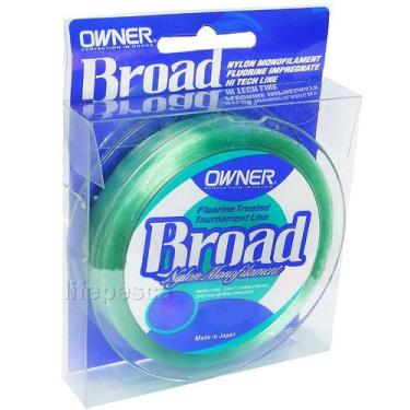 Imagem de Linha Monofilamento Owner Broad 0,20mm 9lb/4kg - 300 Metros