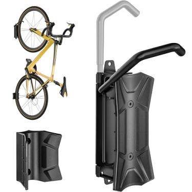 Imagem de monTEK Suporte de parede para bicicleta resistente, suporte giratório de parede para bicicleta com capacidade para até 35 kg, garagem, armazenamento de bicicleta para quarto, casa, escritório, 1
