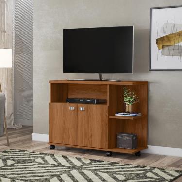 Imagem de Rack Bancada TV Lisboa - Lukaliam Móveis - Até 32 40 42 50 Polegadas