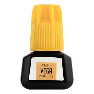 Imagem de Cola Extensão De Cílios Elite Hs20 Vega 3g Secagem Rápida Preto