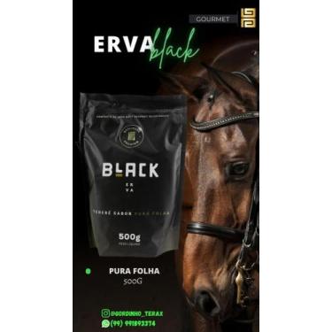 Imagem de Erva Mate Tereré Black Erva 500g-SABOR pura folha, Pura folha