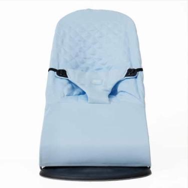 Imagem de Campainha de segurança em tecido para bebê/Björn Bouncer Soft Blue - b