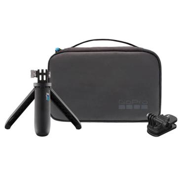 Imagem de Kit Viagem GoPro 2.0 - Bastão Shorty + Clip Magnético + Estojo -  AKTTR-002