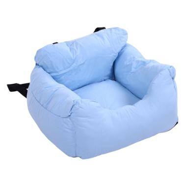 Imagem de GLOGLOW Cama de Cachorro para Assento de Carro, Cama Quente Aconchegante para Animais de Estimação de Algodão PP Com Fixação de Cinto de Segurança, para Uso Doméstico e Externo Em