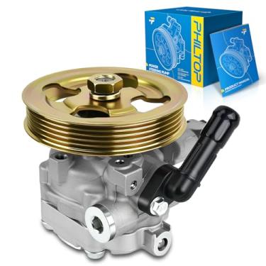 Imagem de PHILTOP Bomba de direção hidráulica de substituição 215196, apto para 2005-2009 Outback 2,5L; Legacy 2.5L, 2008-2014 Impreza 2.5L Turbocharged, bomba de direção hidráulica com polia