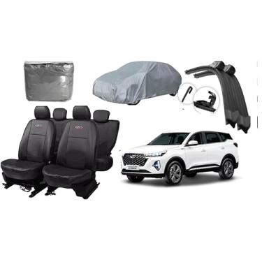 Imagem de Capa de couro +Capa de cobrir + Limpador de para - brisa - Tiggo 7 pro 19-25