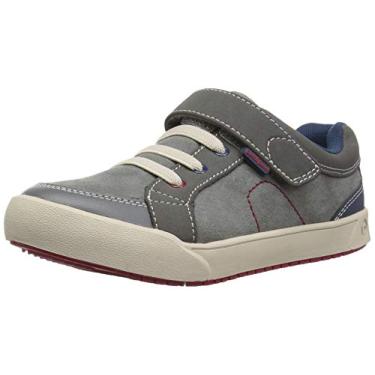 Imagem de pediped Tênis infantil unissex Flex Dani uniforme escolar, Cinza, 12-12.5 Big Kid