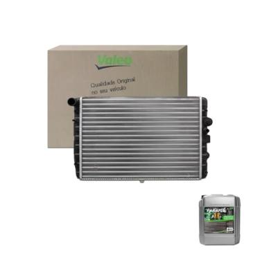 Imagem de Kit Radiador VW Gol 95 Sem Ar Condicionado + Aditivo Paraflu Verde 20 Litros