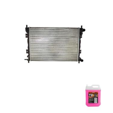 Imagem de Kit Radiador Ford Fiesta/Ka/Courier 00/02 + Aditivo Radiadornaq Rosa 5 Litros
