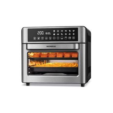 Imagem de Fritadeira Air Fryer Forno Oven Digital 25L Mondial Preto e Inox 2000W - AFO-25L-BI