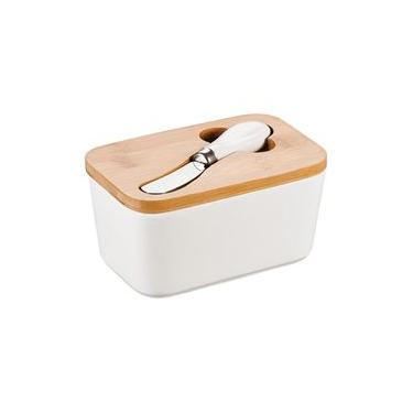 Imagem de Manteigueira Casual Branca 15Cm - Hauskraft