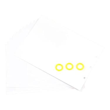 Imagem de Nishiyuenyi Papel Cartão para Artesanato, Papel para Pintura, Materiais de Arte DIY, Decoração de Casamento, Cartolina Branca em Branco, Branco com 3 Anéis